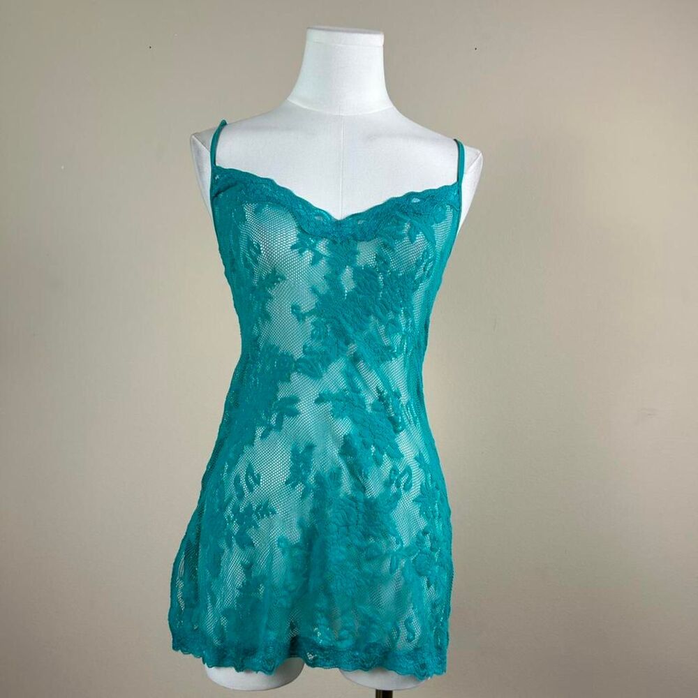 Green Floral VS Mesh Slip